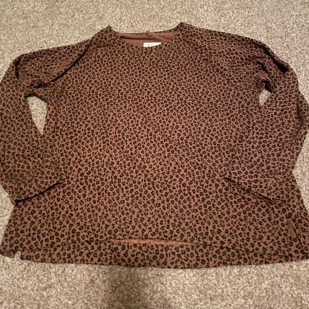 Lou and grey leopard sweatshirt!